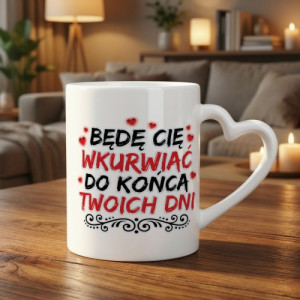 Kubek z nadrukiem dla ukochanego - Do końca życia