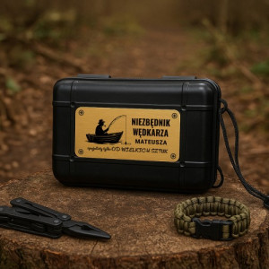 Zestaw survivalowy z grawerem dla wędkarza - Niezbędnik wędkarza