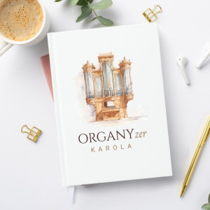 Planer kalendarz z nadrukiem dla organisty - Organy