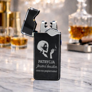 Zapalniczka plazmowa USB z grawerem dla kobiety - Jesteś boska