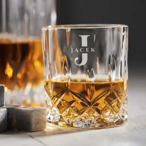 Szklanka do whisky Bohemia z grawerem - Koneser