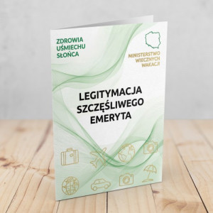 Kartka z życzeniami na emeryturę - Wieczne wakacje