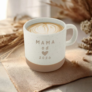 Kubek ceramiczny z grawerem dla mamy - Etat mama
