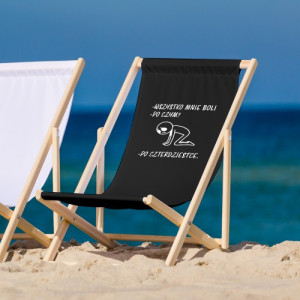 Leżak plażowy z nadrukiem na 40 urodziny - Wszystko mnie boli