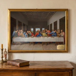 Obraz Ostatnia Wieczerza 50x70 cm na święcenia kapłańskie - Duchowa droga