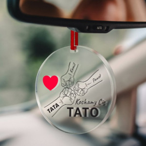 Zawieszka do auta dla taty - Jeden za wszystkich