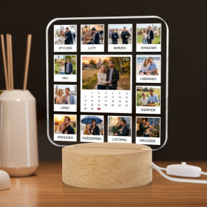 Lampka LED ze zdjęciami na Dzień Chłopaka - Każda wspólna chwila