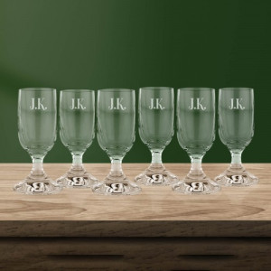 Zestaw 6 kieliszków z grawerem - Domówka