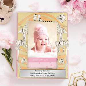 Album na zdjęcia dla dziewczynki z grawerem - Safari