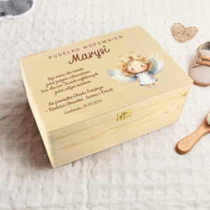 Pudełko wspomnień z nadrukiem dla dziewczynki - Cały świat