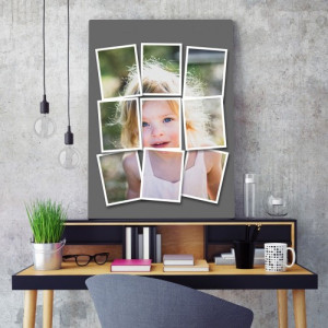 Fotoobraz na płótnie 50x70 cm z Twoim zdjęciem - 6 in 1