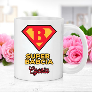 Kubek z nadrukiem dla babci - Super Babcia