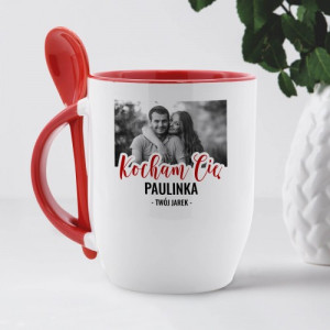 Kubek ze zdjęciem dla pary - Black&White