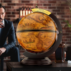 Globobar z grawerem dla żeglarza - Podróżuj i odkrywaj