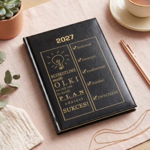 Kalendarz 2027 z nadrukiem - Błyskotliwy plan