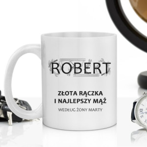 Kubek do kawy z nadrukiem dla męża - Złota Rączka