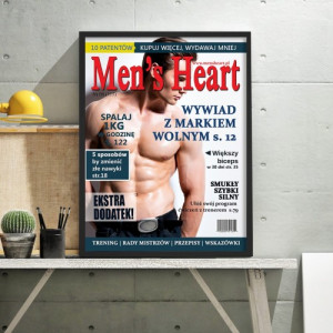 Okładka magazynu ze zdjęciem dla faceta - Jesteś maczo
