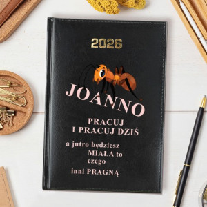 Kalendarz na 2026 rok z nadrukiem - Pracowita mrówka