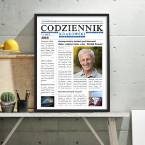 Okładka gazety ze zdjęciem dla dziadka - Najwspanialszy dziadek