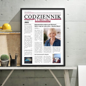 Okładka gazety ze zdjęciem dla babci - Wybór jest jeden