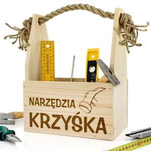 Skrzynka na narzędzia z imieniem - Majsterkowicz