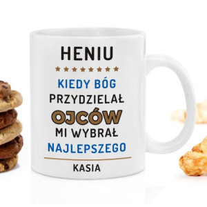 Kubek z nadrukiem dla taty - Mój tata jest najlepszy