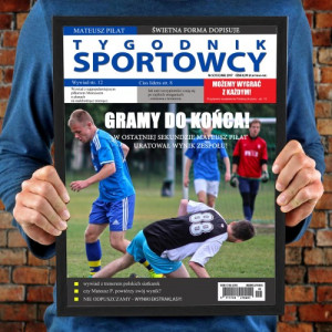 Okładka magazynu ze zdjęciem dla sportowca - Tygodnik Sportowcy
