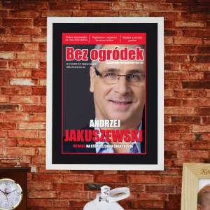 Okładka z magazynu ze zdjęciem dla niego - Bez ogródek