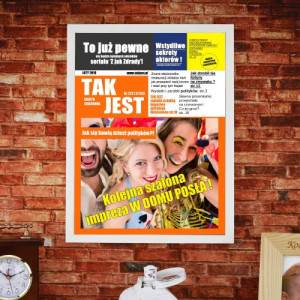 Okładka z magazynu ze zdjęciem - TAK JEST