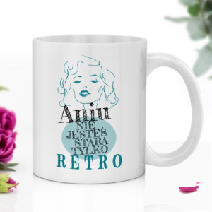 Kubek z nadrukiem dla niej - Retro