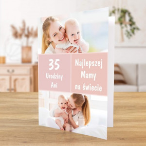 Kartka z okazji urodzin ze zdjęciami dla niej - Chwil szalonych