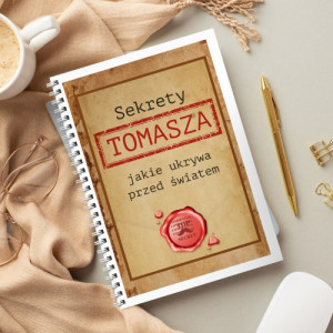 Notes z personalizacją dla faceta - Sekrety