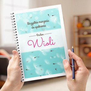 Notes z personalizacją dla niej - Marzenia do spełnienia