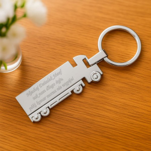 Brelok do kluczy ciężarówka z grawerem dla dziadka - Niechaj nam żyje