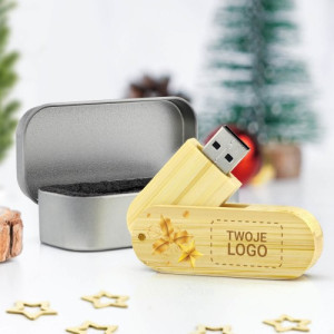 Pendrive bambusowy 16 GB z nadrukiem imienia - Dane