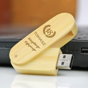 Pendrive 16 GB z grawerem na 18 urodziny - Urodziny