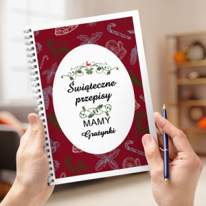 Przepiśnik zeszyt z nadrukiem dla mamy - Receptury