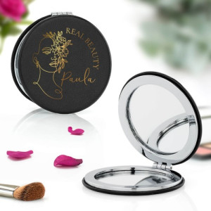 Lusterko kompaktowe z nadrukiem - Real Beauty