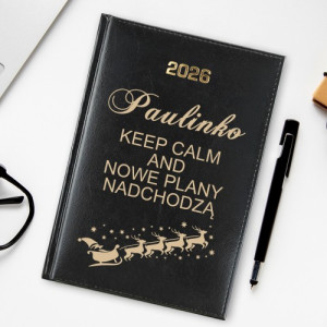 Kalendarz na 2026 z nadrukiem na święta - KEEP CALM