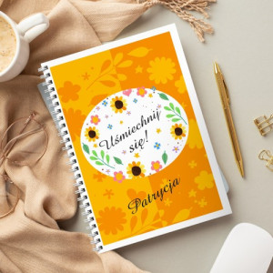 Notes z personalizacją - Uśmiechnij się