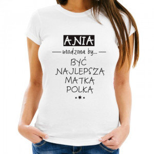 Koszulka damska z nadrukiem Rozmiar S - Matka Polka