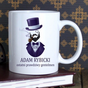 Personalizowany kubek - Gentleman + imię