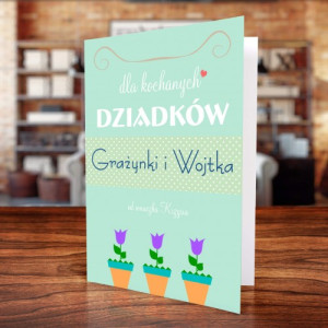 Kartka z okazji dnia Babci i Dziadka - Pociechy