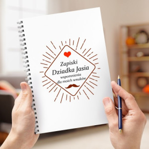 Notes z nadrukiem dla dziadka - Zapiski
