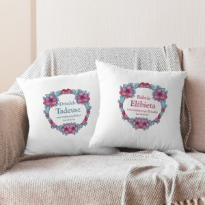 Poduszki dekoracyjne dla babci i dziadka - Duet doskonały