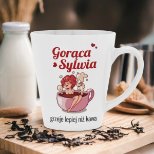 Kubek z nadrukiem dla kobiety - Gorąca