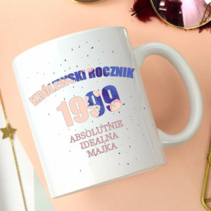 Kubek z nadrukiem na urodziny - Rocznik doskonały