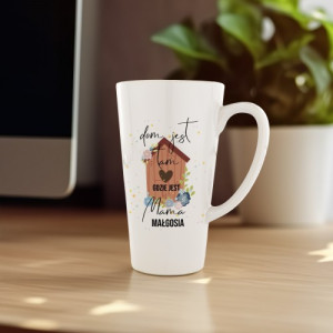 Kubek latte z nadrukiem dla mamy - Nie ma jak u Mamy