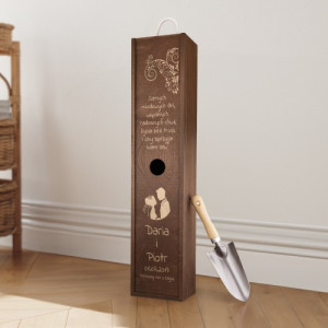 Skrzynka na drzewko z grawerem - Miodowe lata