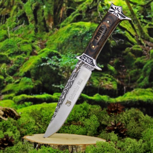 Nóż myśliwski z grawerem dla niego - Wieczny łowca